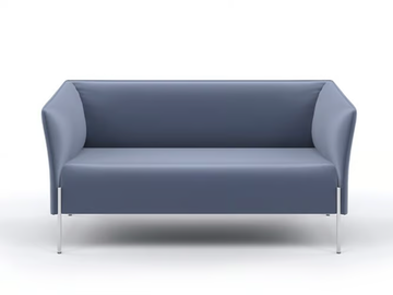 DOLLY - 2 seater leather sofa by ESTEL GROUP - view 3